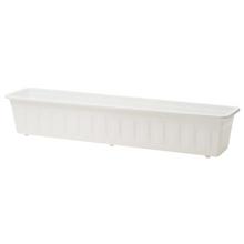 Truhlík GARDEN 60CM bílý / 810 / - FLORASYSTEM