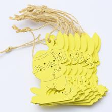 VÝŘEZ ZAJÍC + VAJÍČKO ZÁVĚS DŘEVO ŽL 7cm S / 10 - FLORASYSTEM