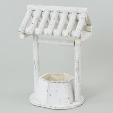 OBAL DŘEVO SO STŘÍŠKOU 24x19x36 - Dřevěné dekorace | FLORASYSTEM