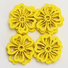 KVÍTEK EVA S / 12 4,5X0,5CM ŽL - Výřezy celoroční | FLORASYSTEM