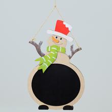 Sněhuláka TABULE ZÁVĚS 17,8X28CM DŘEVO - FLORASYSTEM