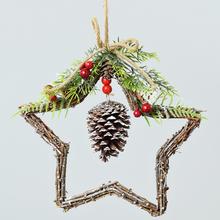 ZÁV.VENIEC HVĚZDA 26x26x6CM - FLORASYSTEM