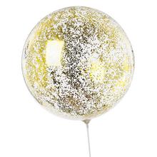BALÓNKY 18cm / 10ks s glitry - Párty ozdoby balóny | FLORASYSTEM