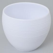 OBAL KOULE Manacor WHITE MATT 20xh16CM - FLORASYSTEM