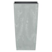 DURS325B OBAL + VKLAD URBI SQUARE BETON SV.SIVÝ 32,5X32,5XV61CM - Štvorcový vysoký s vkladom | FLORASYSTEM