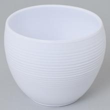 OBAL KOULE Manacor WHITE MATT 22xh18CM - Obal bílý | FLORASYSTEM