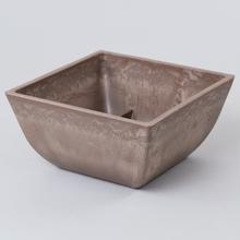 GSWFD25.TP MISA ŠTVOREC TAUPE 26X26X12,7CM - Štvorcový mrazuvzdorný | FLORASYSTEM