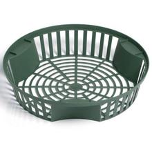 IKCS315 ONION II KOŠÍK NA CIBULE tm.zelená 31,5xh5,6CM - FLORASYSTEM