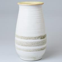 VÁZA BIELO-ŠEDÁ 18,5x18,5x33CM SUPER CENA! - Keramika vzorovaná interiérová | FLORASYSTEM