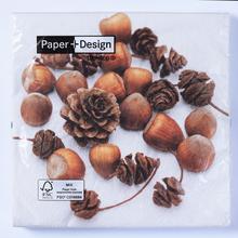 200734 Cones AND NUTS 33x33cm - FLORASYSTEM