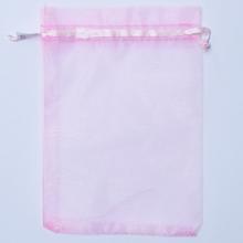 HY-3406 Organz. vrecko bl. ružové 12x17cm - vrecko textil | FLORASYSTEM