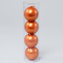 KOULE 45 V TUBE MET.MEDENÁ - Jednobarevné | FLORASYSTEM