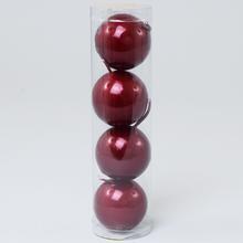 KOULE 45 V TUBE MET.BORDO - Jednobarevné | FLORASYSTEM