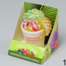 Sviečky Tutti Frutti v mixe ovocných figúrok.