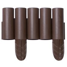 IPALPLUS palisáda HNĚDÁ 2,35mxh25 / 15CM - Obruby | FLORASYSTEM
