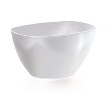 DUMS360 OBAL COUBI MISA OVÁL BÍLÁ 36x15xh13,2CM / 3,8l - Plasty pro aranžování | FLORASYSTEM