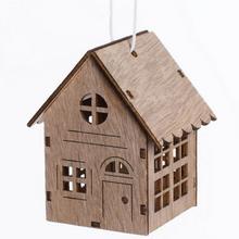 DREVENÝ DOMČEK NATURAL 6,5x5,5x8CM - Domek | FLORASYSTEM