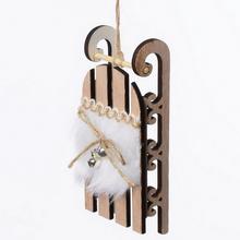 DREVENÉ SANE BIELE ZÁVES 15x6x4CM - Saně | FLORASYSTEM