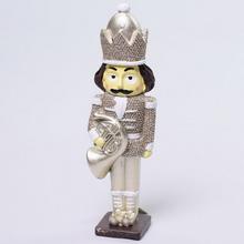 VOJAČIK+TRÚBKA ZLATÝ POLYRES 5,5x4x20CM - FLORASYSTEM