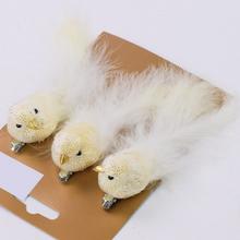 VTÁK KLIP ZLATÝ S/3 4CM - FLORASYSTEM