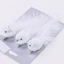 VTÁK KLIP STRIEBORNÝ S/3 4CM - FLORASYSTEM