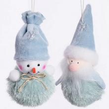 ZÁVES SNEHULIAK/SANTA ZELENÝ MIX2 12/14CM - FLORASYSTEM