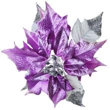 POINSETTIA CLIP LAV-01 LILA 20CM - FLORASYSTEM