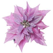 POINSETTIA RŮŽOVÁ CLIP 20CM - FLORASYSTEM