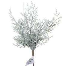 Větvička Cecina zasněžený GLITTER 25cm - FLORASYSTEM