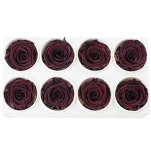 Ruža preparovaná 5cm BURGUNDY /ks - ruže | FLORASYSTEM