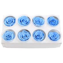 Ruža preparovaná 5cm BABY BLUE /ks - Růže | FLORASYSTEM