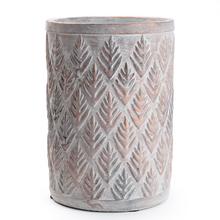 VÁZA CEMENT VZOR MEDENÁ D15.5*H22CM - Cement | FLORASYSTEM
