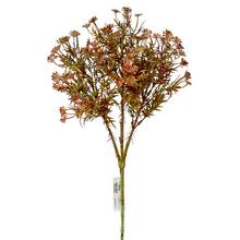 ZÁPICH KVIETKY HNEDÉ FRKANÉ 42CM - Zápich oranžový / červený / hnedý | FLORASYSTEM