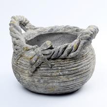 AKCIA!! OBAL KOŠ MGO ŠEDÝ 27,5x25,5x19,5CM - Obal na kvety | FLORASYSTEM