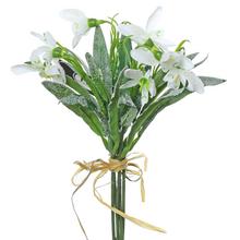 KYTICE Sněženky 23cm BÍLÁ - FLORASYSTEM