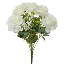 KYTICA RUŽA BIELA 50cm - Růže kytice | FLORASYSTEM