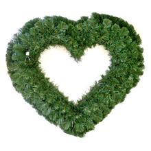 VENIEC SRDCE S OTVOROM VEĽKÉ 78xV65CM - Umělá čečina | FLORASYSTEM