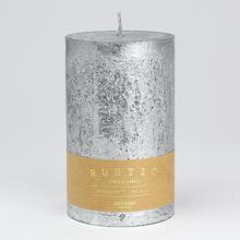 RUSTIC METALIC VAL.9x15 STRIEBORNÝ - Jednobarevné | FLORASYSTEM