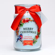 VOŇ.V SKLE CHRISTMAS VEĽ.MODRÁ 700GR 16cm - Voňavé a v skle | FLORASYSTEM