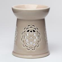 SUPER CENA! AROMA LAMPA MANDALY SVET. HNEDÁ PORCELÁN 13cm - Aromalampy | FLORASYSTEM