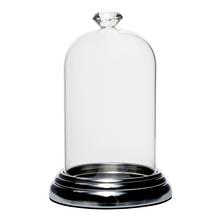 KUPOLA SKLO STRIEBORNY PODSTAVEC 16X25 SUPER CENA! - Misa a miska | FLORASYSTEM
