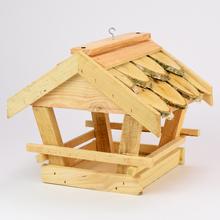 KRMÍTKO drevo V26x30xH26cm BIELA - Krmítka / budky | FLORASYSTEM