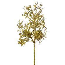 ZÁPICH KONÁR ZLATÝ SO ŠIŠKOU  30cm - Zeleň gliter | FLORASYSTEM