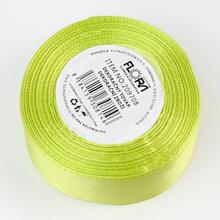 SATEN STUHA 25MM/15M FARBA 109 SL.ZELENÁ - FLORASYSTEM
