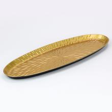 PODLOŽKA OVAL ZLATÁ 50CM ACX400060 - Tácky a podložky | FLORASYSTEM