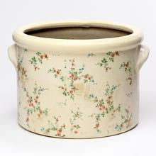 OBAL KERAMIKA VZOR KVETY 22x20,5x14,5CM SUPER CENA! - FLORASYSTEM