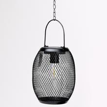 ZÁVES LAMPÁŠ LED KOV ČIERNY 15x15x65CM - Záhradné osvetlenie | FLORASYSTEM