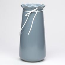 Obal váza mašľa mix v modrej, bielej a šedej farbe.