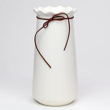 Obal váza mašľa mix v modrej, bielej a šedej farbe.