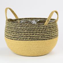 AKCIA! KÔŠ PRÚTIE S UCHOM HNEDÁ/NATUR M27x20CM  - FLORASYSTEM